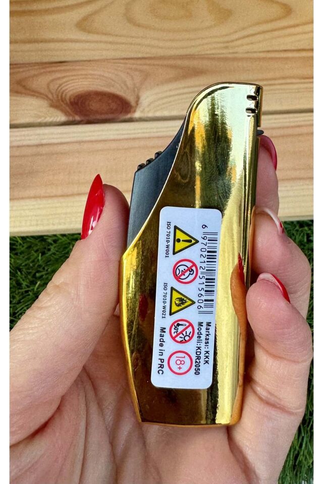 Tourch Kkk Jet Çakmak / Parlak Altın Sarısı