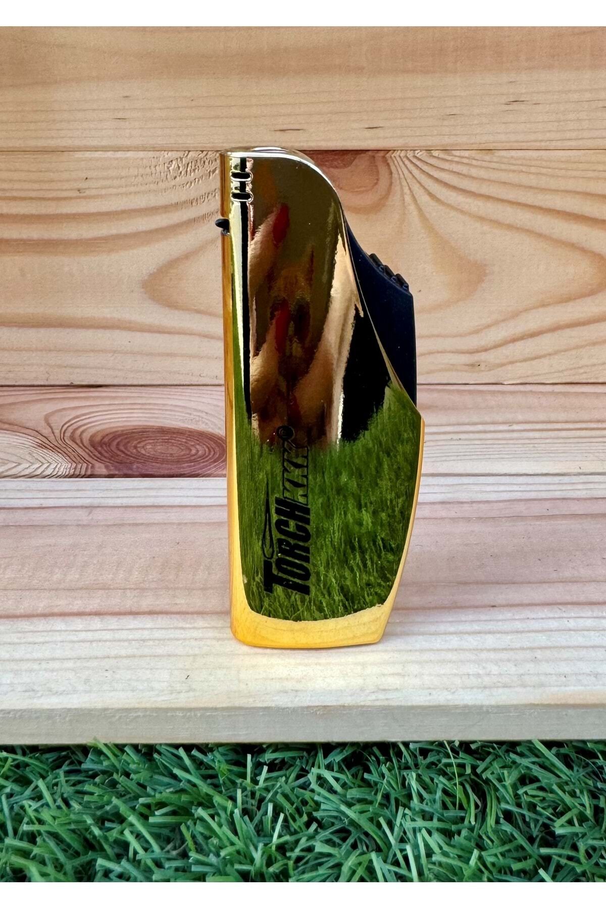 Tourch Kkk Jet Çakmak / Parlak Altın Sarısı