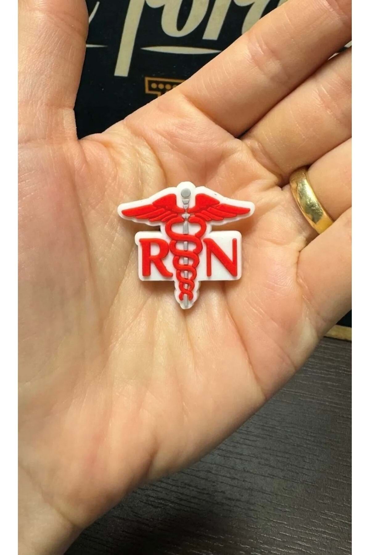 Terlik Süsü/Lisanslı Hemşire Logosu Sağlık Hemşire Doktor