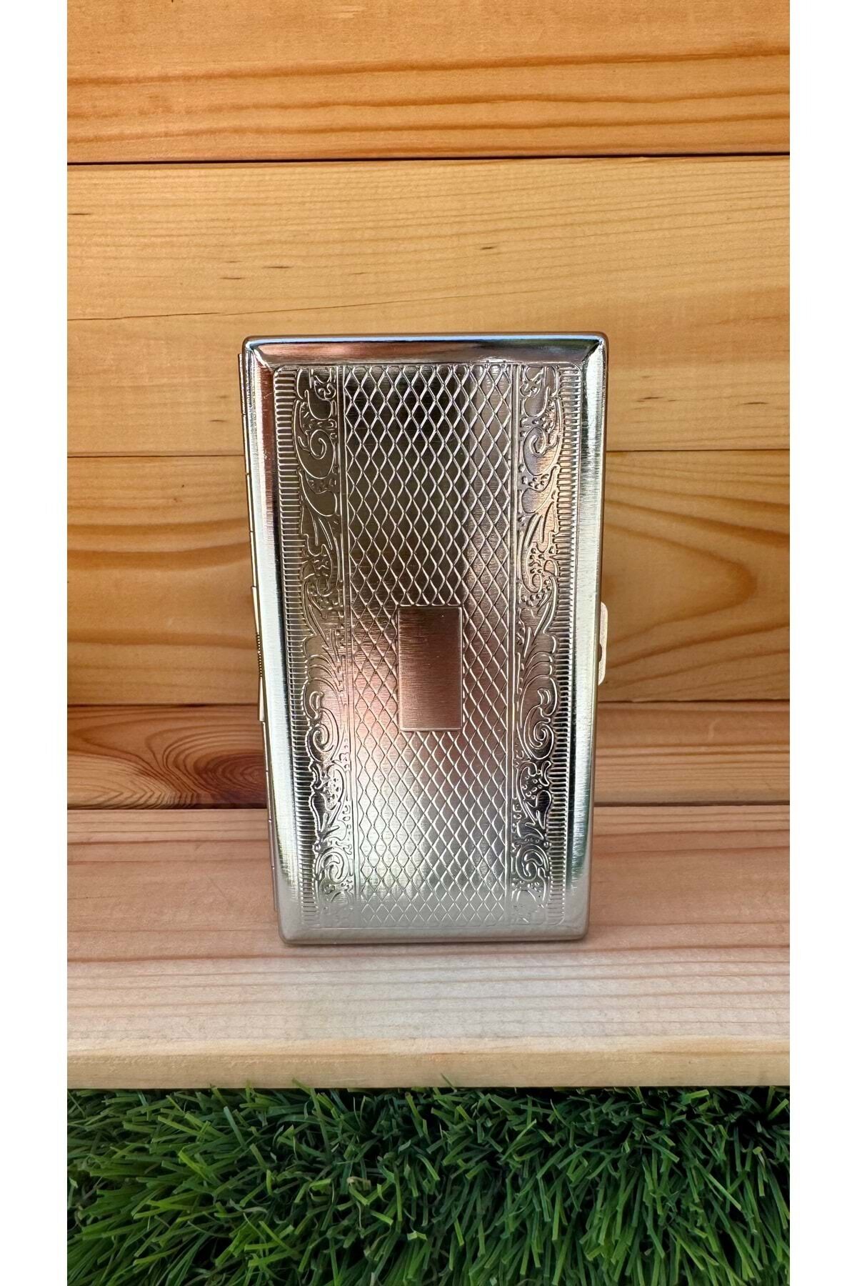 Metal Uzun Slim Tütün Tabakası 1