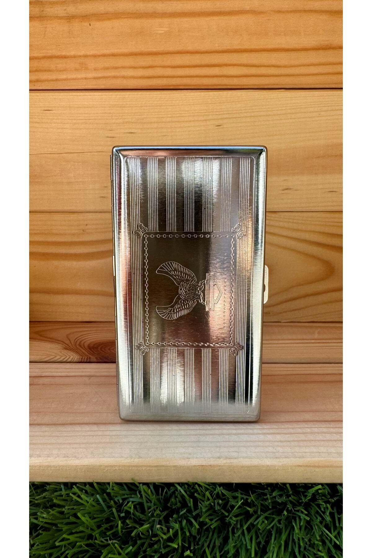 Metal Uzun Slim Tütün Tabakası 3