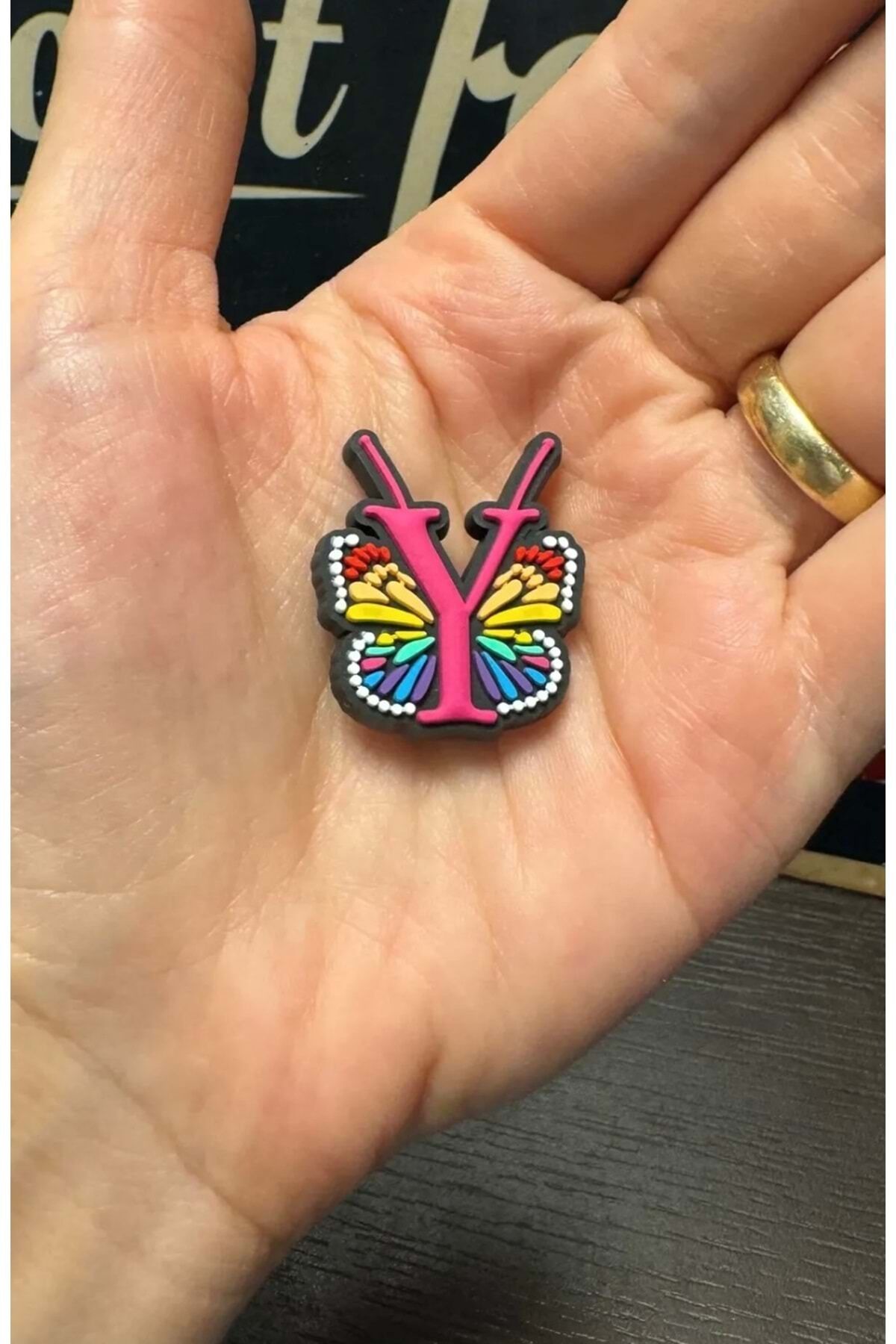 Terlik Süsü/Y Harfi Kelebek