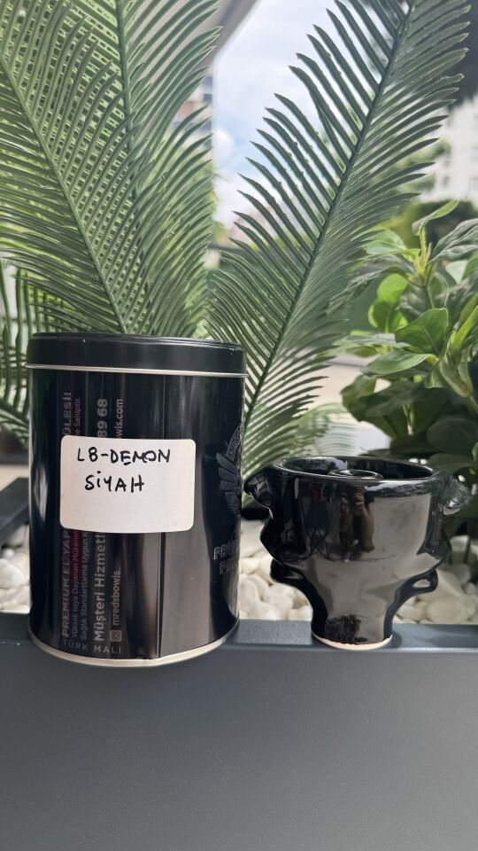 L8 Demon Phunnel Nargile Lülesi / Siyah