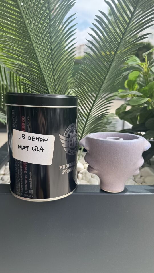 L8 Demon Phunnel Nargile Lülesi / Mat Lila