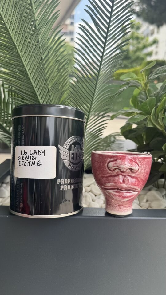 L6 Lady Phunnel Nargile Lülesi / Kırmızı Eskitme