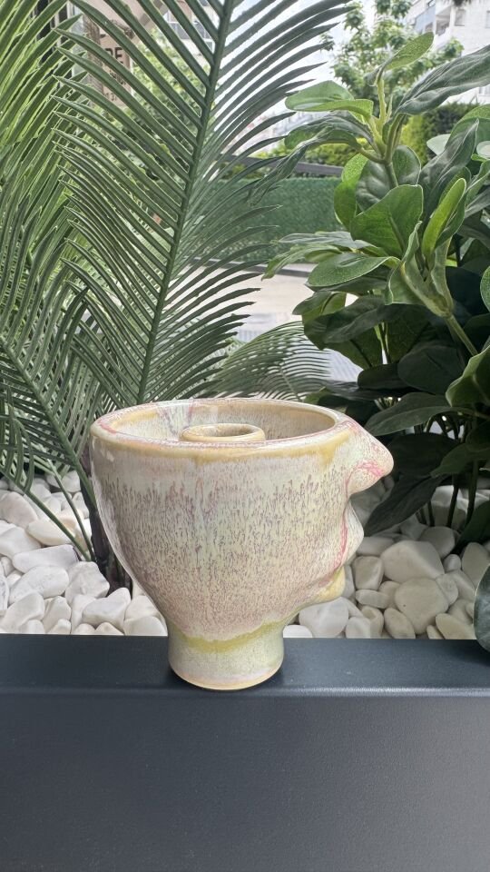 L6 Lady Phunnel Nargile Lülesi / Bej Kırmızı