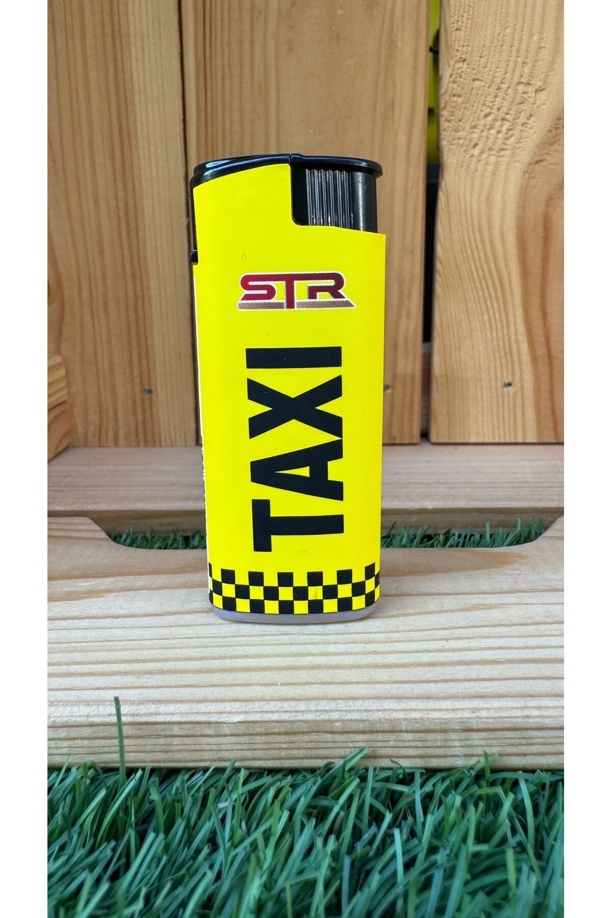 Taxi-Taksi Tasarımlı Rüzgar Çakmak/Sarı Sarı