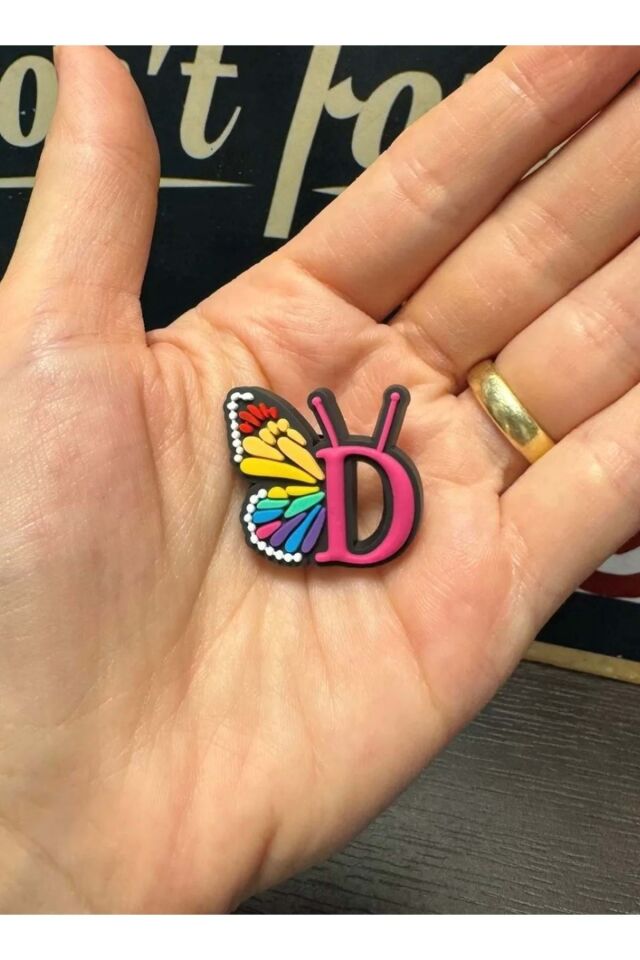 Terlik Süsü/D Harfi Kelebek