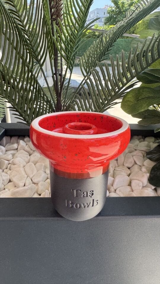 Taş Bowls Nargile Lülesi Phunnel / Kırmızı