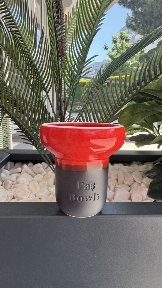Taş Bowls Nargile Lülesi Phunnel / Kırmızı