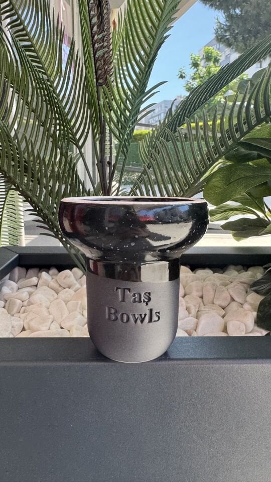 Taş Bowls Nargile Lülesi Phunnel / Siyah