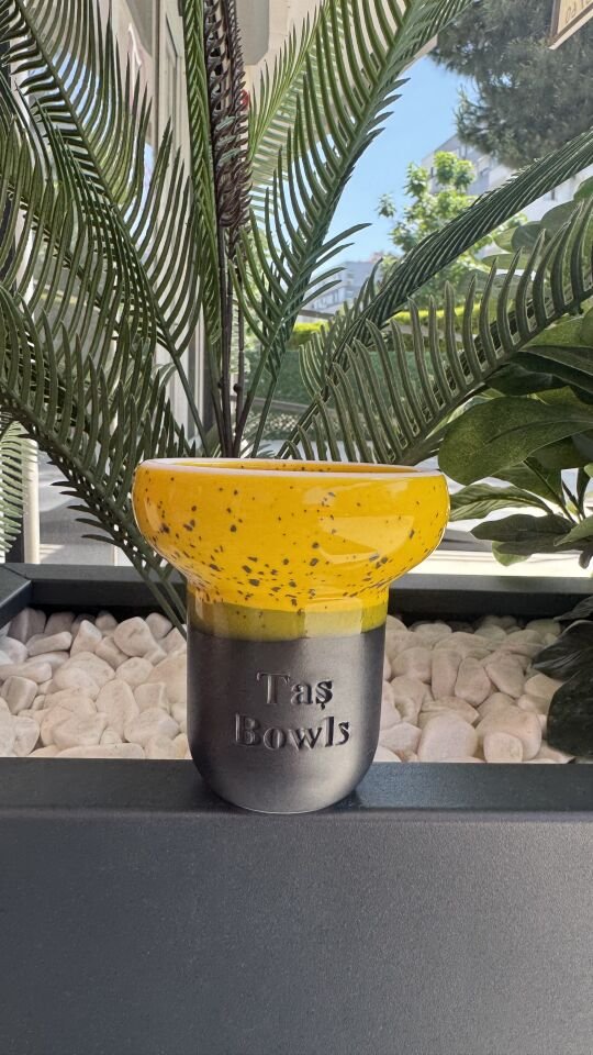 Taş Bowls Nargile Lülesi Phunnel / Sarı
