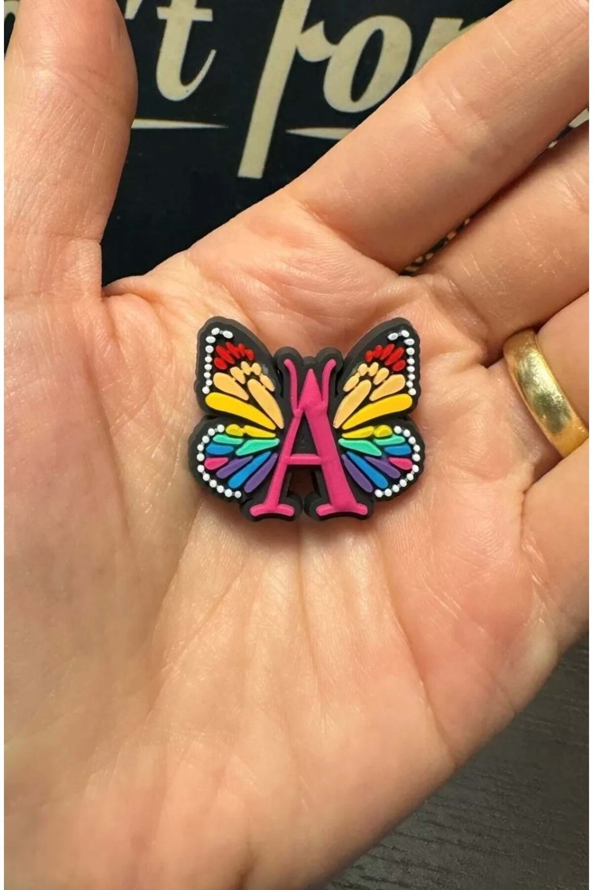 Terlik Süsü/A Harfi Kelebek