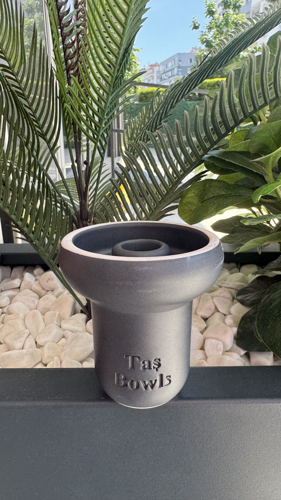 Taş Bowls Nargile Lülesi Phunnel / Mat Füme Antrasit