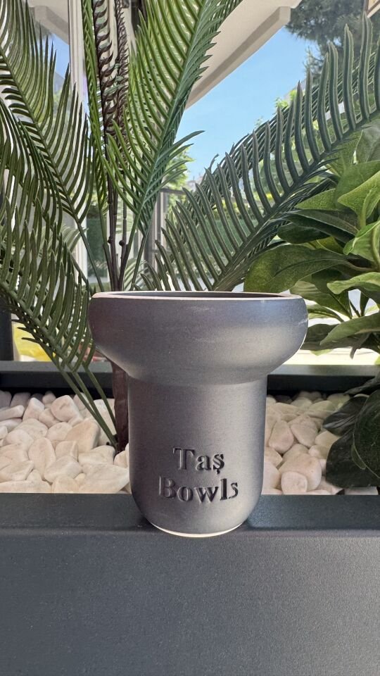 Taş Bowls Nargile Lülesi Phunnel / Mat Füme Antrasit