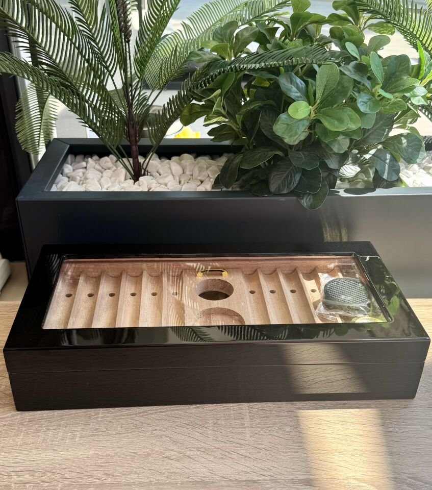 Parmida Humidor Puro Saklama Kutusu Sedir Humidor