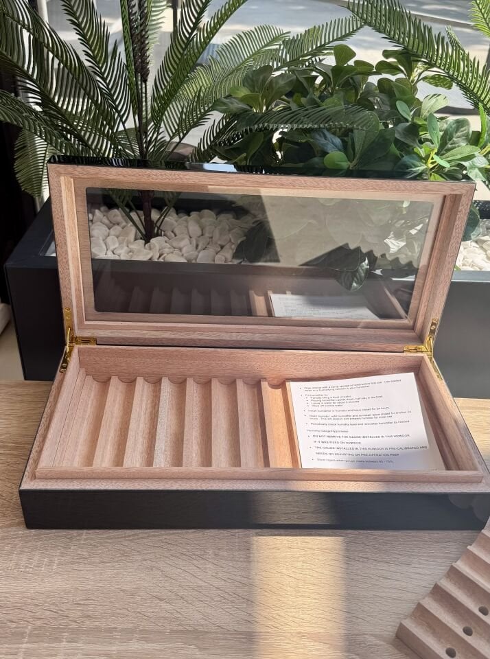 Parmida Humidor Puro Saklama Kutusu Sedir Humidor