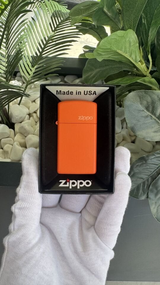 L Slim Zippo Logo 1631ZL