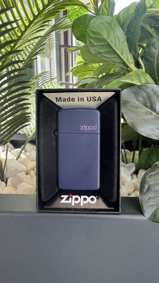 L Slim Zippo Logo 1639ZL