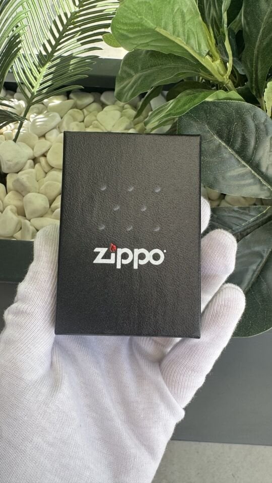 L Slim Zippo Logo 1618ZL