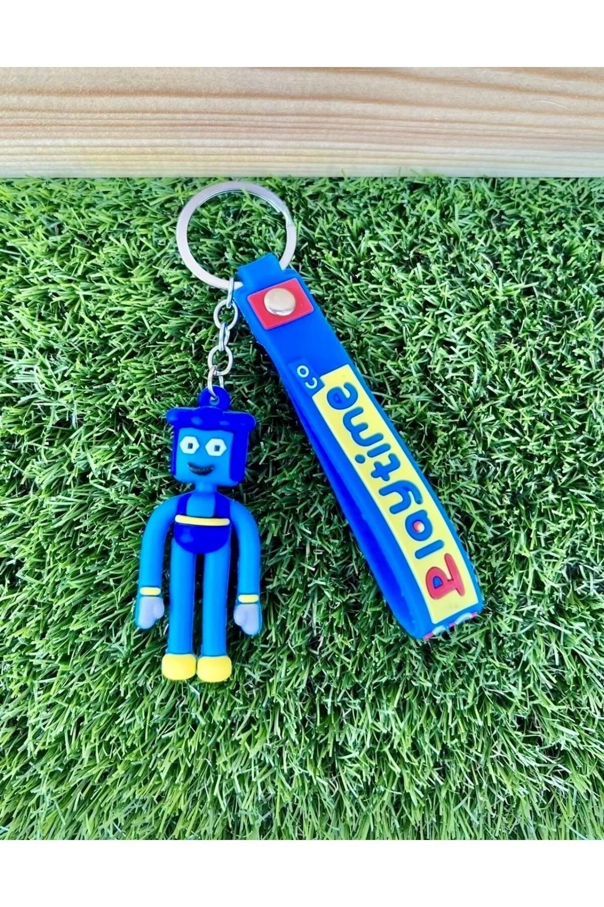 3d Silikon Anahtarlık Mavi