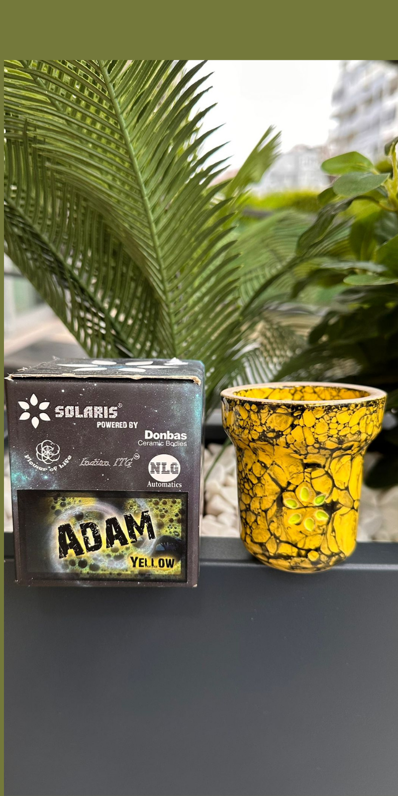 Solaris Adam Yellow Nargile Lülesi
