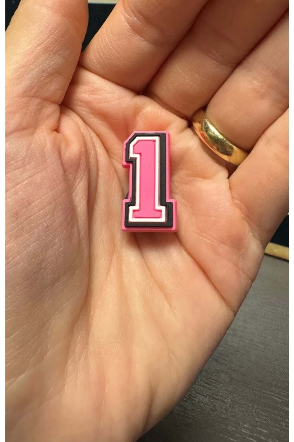 Terlik Süsü/Pembe 1 Rakamı