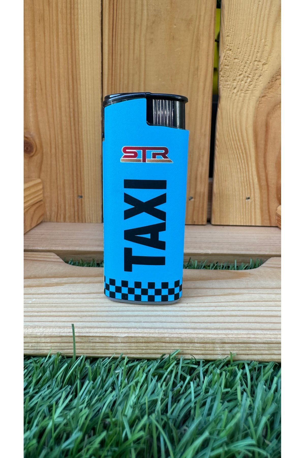 Taxi-Taksi Tasarımlı Rüzgar Çakmak/Mavi