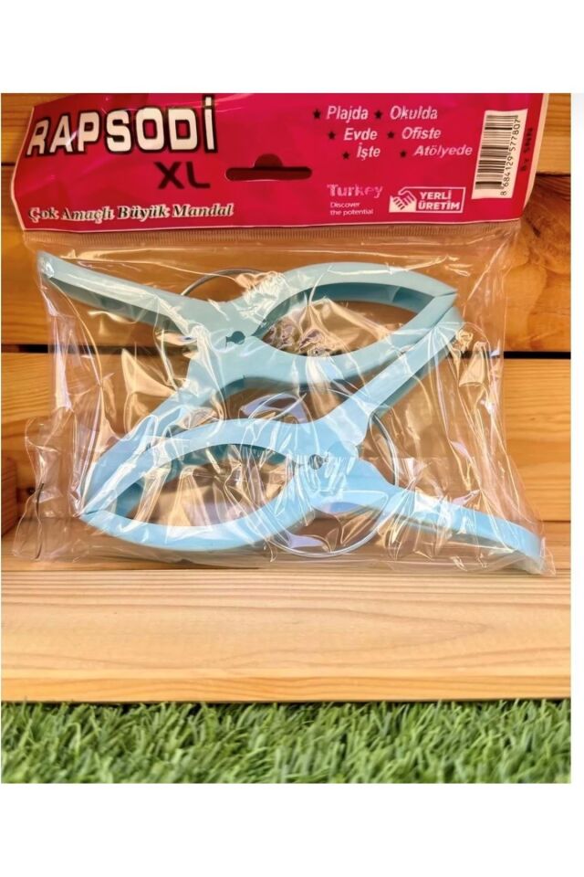 Plaj Havlu Mandalı Xl 2 Adet/mavi