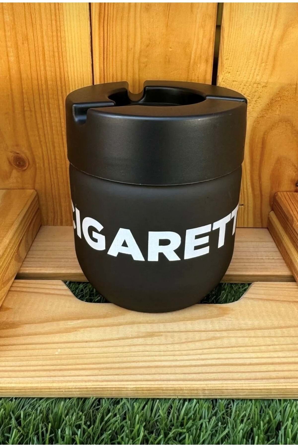 Kokusuz Cam Küllük, 3 Farklı Sigara Boyutuna Uygun Aparatlı Kokusuz Sigara Küllüğü