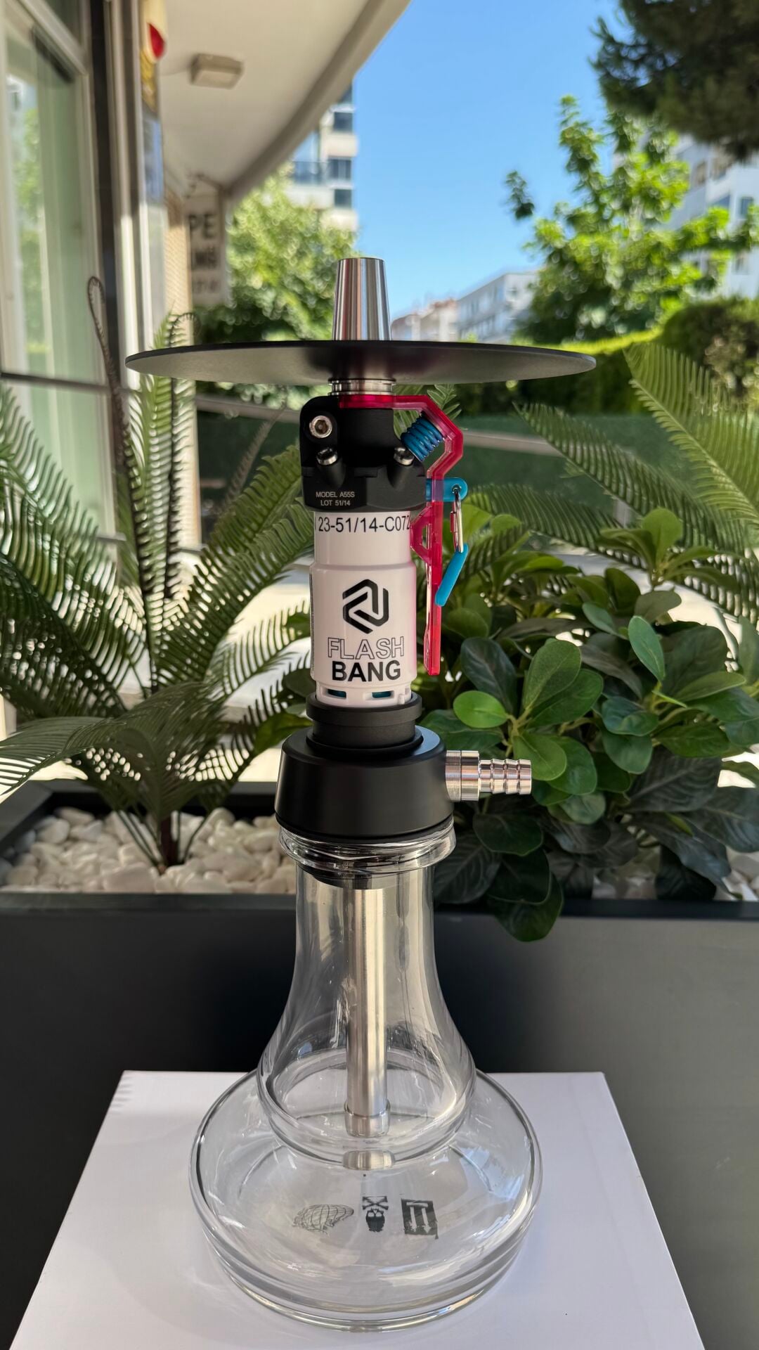 Amotion Flash Bang Nargile Takımı Mor 2*
