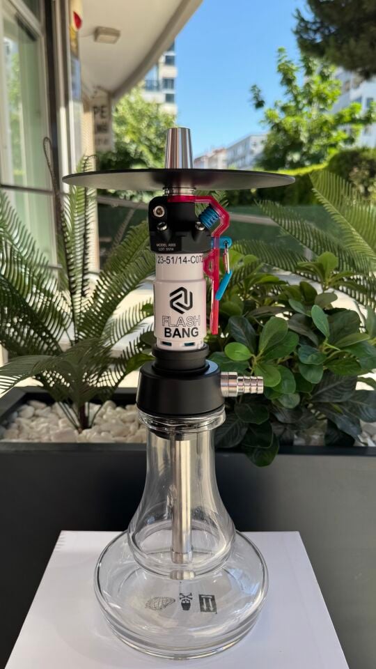 Amotion Flash Bang Nargile Takımı Mor 2*