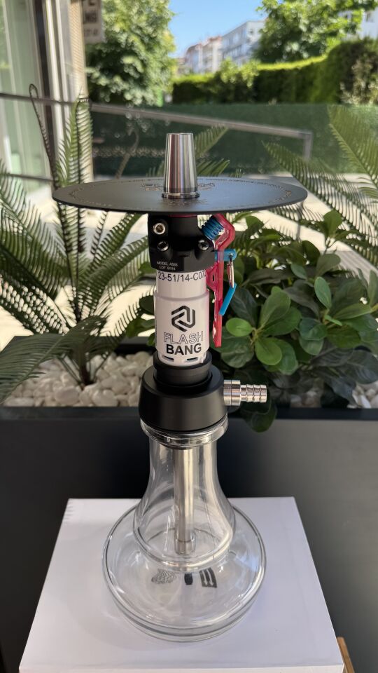 Amotion Flash Bang Nargile Takımı Mor 2*