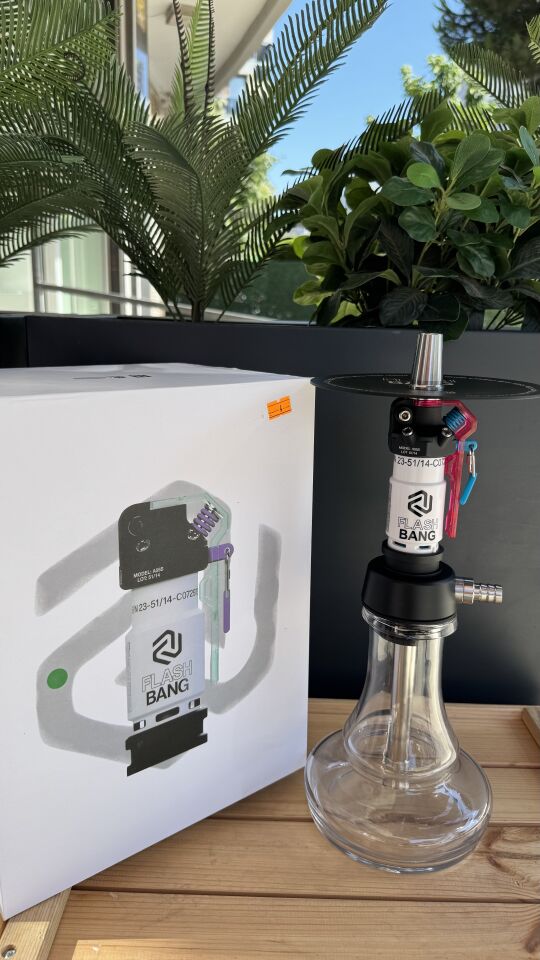 Amotion Flash Bang Nargile Takımı Mor 2*