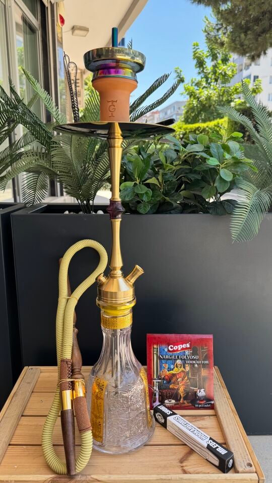 V37 Deluxe Kahveci Nargile Seti