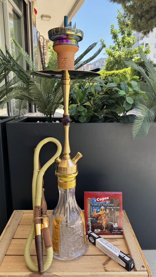 V37 Deluxe Kahveci Nargile Seti