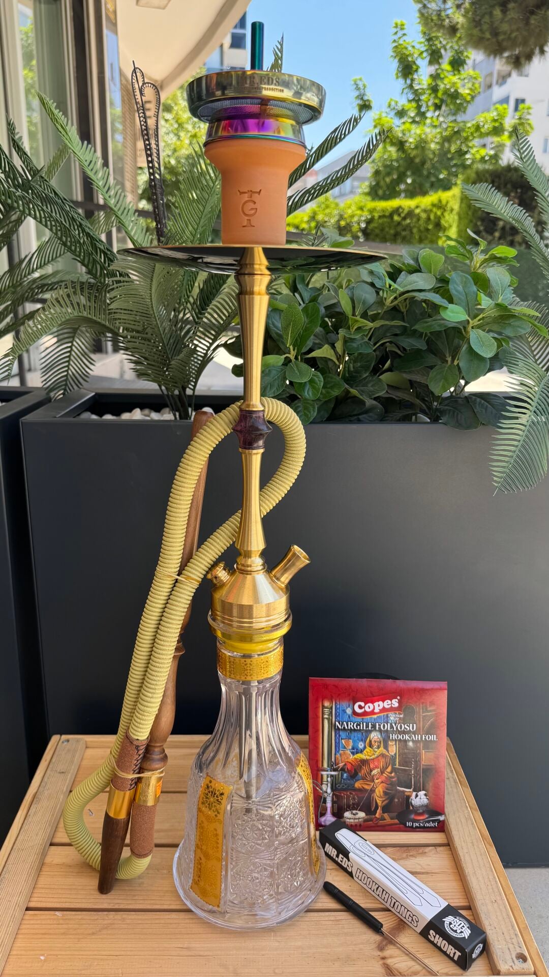V37 Deluxe Kahveci Nargile Seti