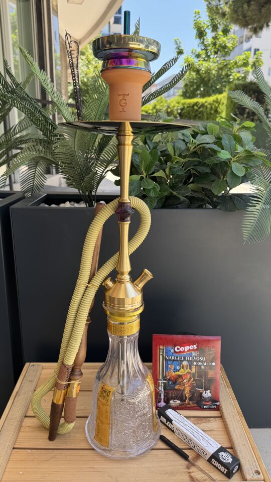 V37 Deluxe Kahveci Nargile Seti