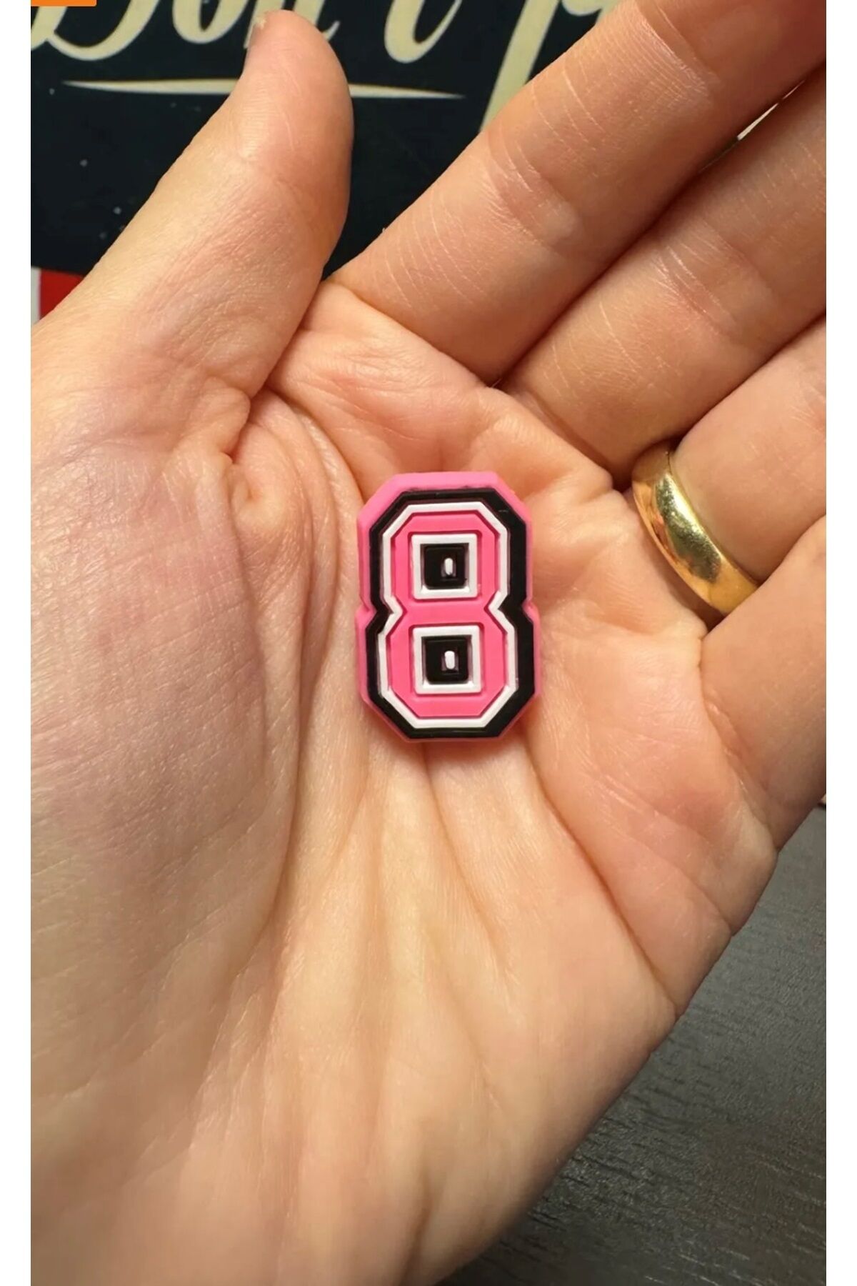 Terlik Süsü/Pembe 8 Rakamı