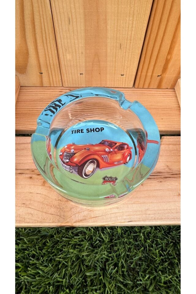 Yuvarlak Cam Küllük/Klasik Araba