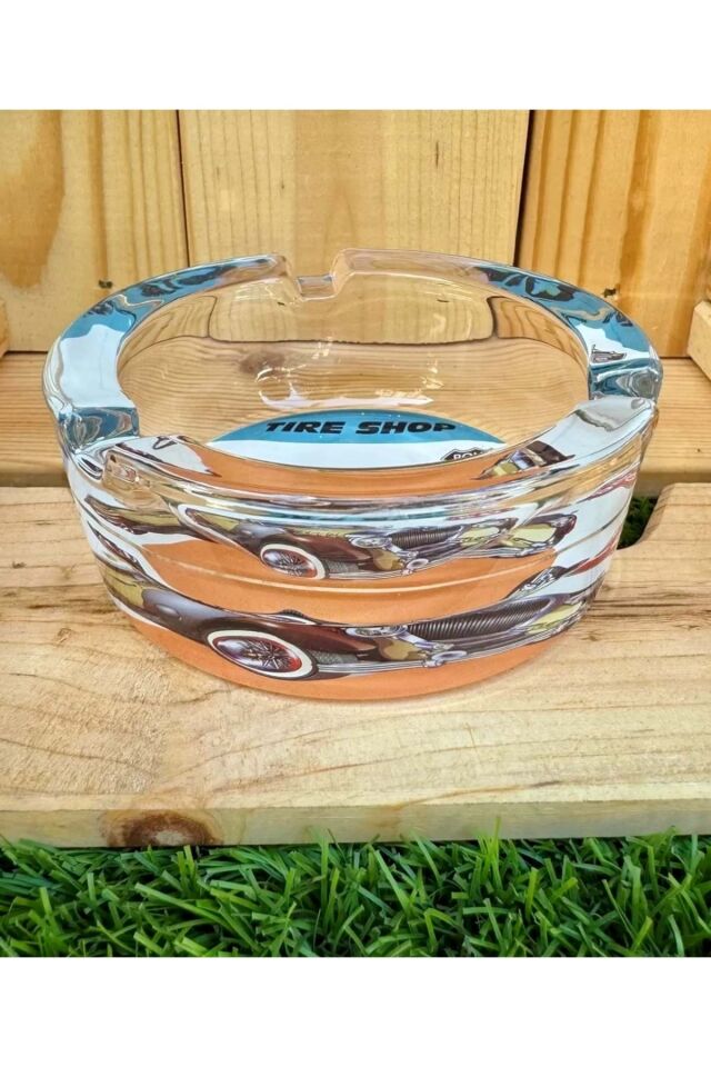 Yuvarlak Cam Küllük/Klasik Araba