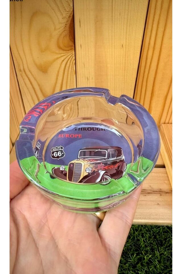 Yuvarlak Cam Küllük/Klasik Araba