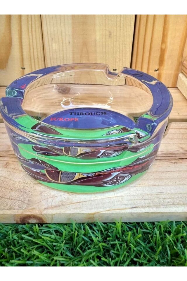 Yuvarlak Cam Küllük/Klasik Araba