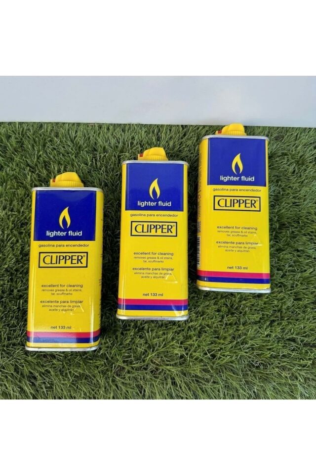 Clipper Çakmak Benzini 133 ml X 3 Adet Sarı