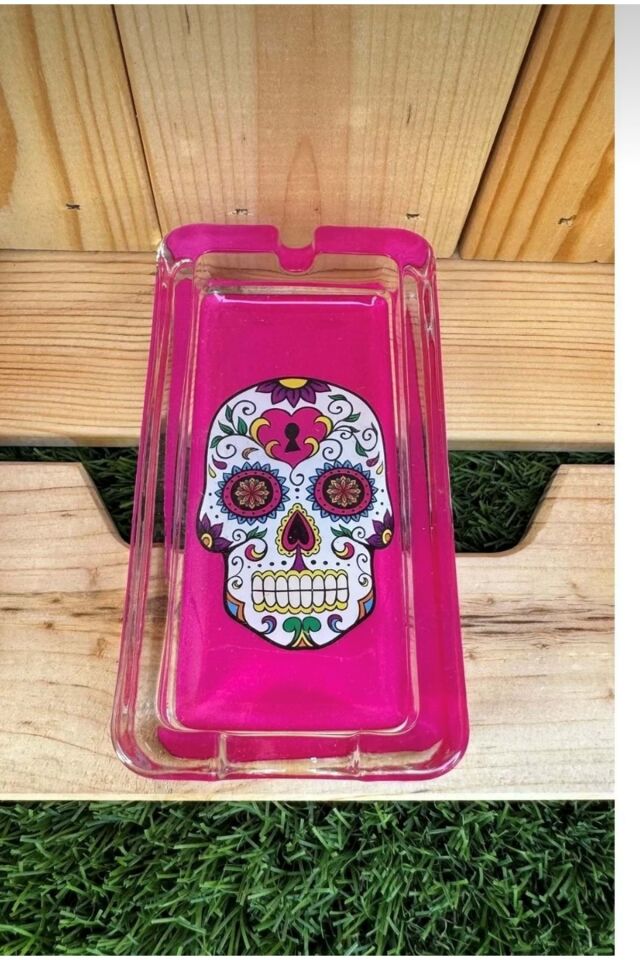 Kuru Kafa Cam Küllük Puro Küllüğü /Pembe