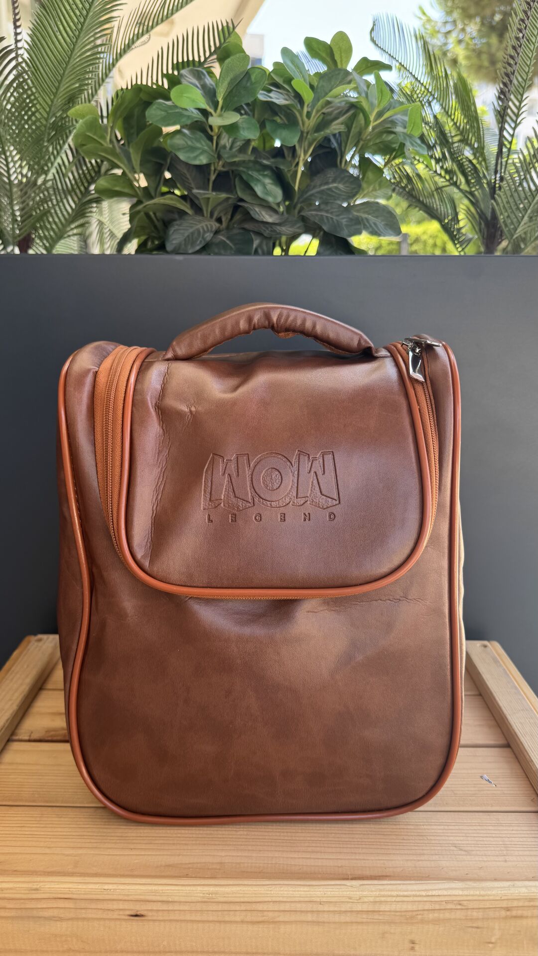 Deri Nargile Çantası /Kahverengi 30*23*20