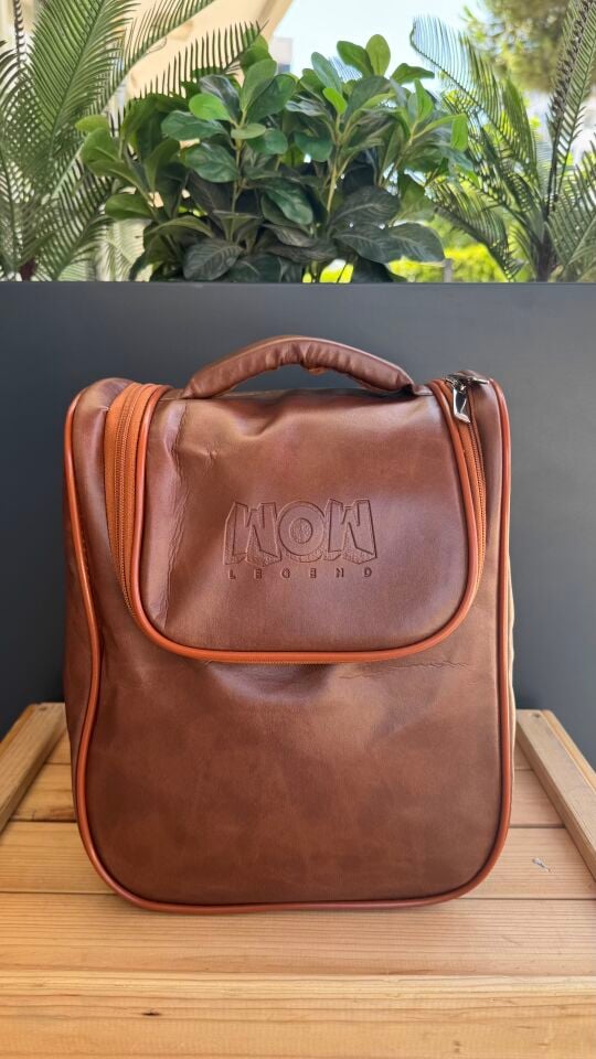 Deri Nargile Çantası /Kahverengi 30*23*20