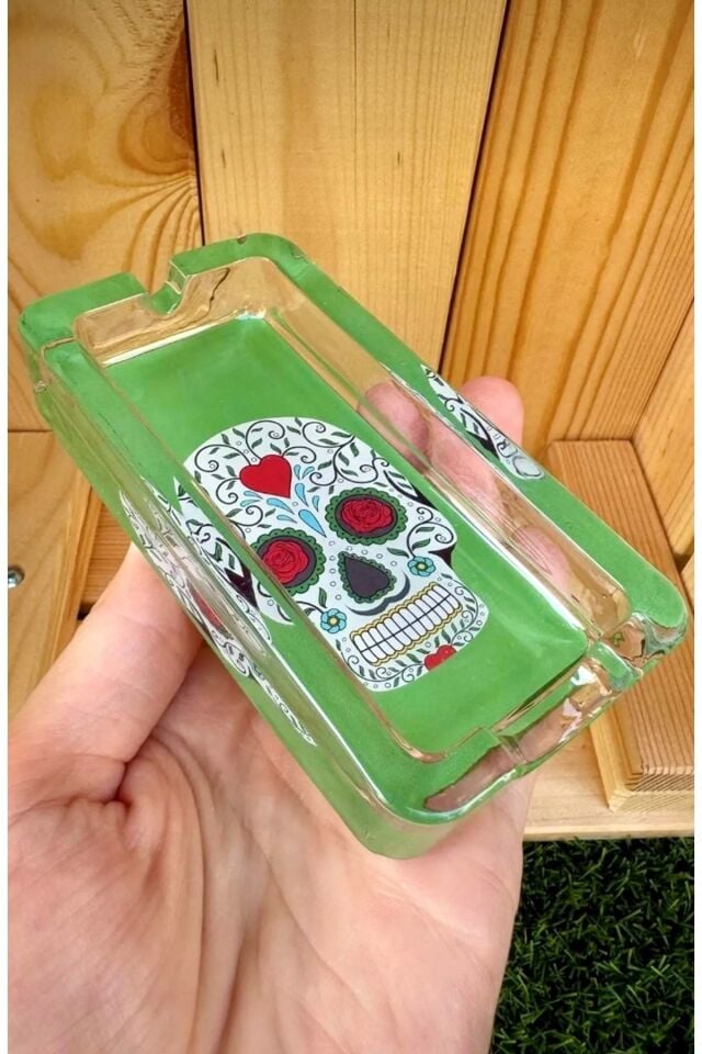 Kuru Kafa Cam Küllük Puro Küllüğü /Yeşil