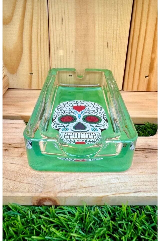 Kuru Kafa Cam Küllük Puro Küllüğü /Yeşil