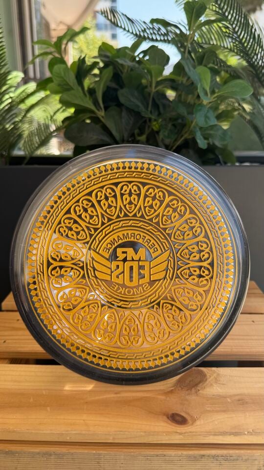 E54 Cumhuriyet 1923 Nargile Cam Şişe /Dip Dekor Gold